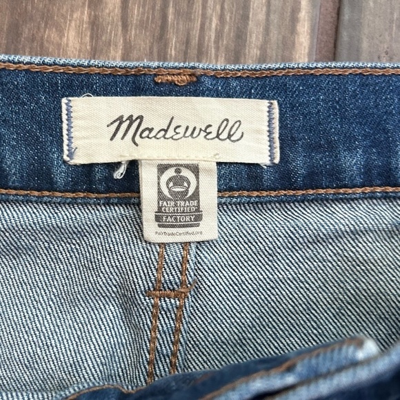 Madewell Classic Straight Full Length Jeans Marfield Wash Surplus Pocket Edition - Picture 10 of 11